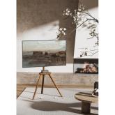 Stand TV lemn Serioux de podea 34-44F-02, dimensiuni: 768x505x1315mm, compatibilitate  dimensiune ecran: 45