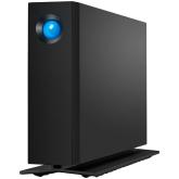 HDD Extern LaCie d2 Professional 24TB, 1x USB 3.2 Gen 2 (up to 10Gb/s) USB-C, Thunderbolt 4 ​compatible, IronWolf Pro Enterprise-Class Drives, Data Rescue Services 5 ani, Aluminum unibody, Black