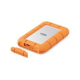 SSD Extern LaCie Rugged Mini 2TB, USB 3.2 Gen2 Type C (20Gbps), FireCuda SSD inside, IP54, 3-meter drop and 1-ton car crush resistance, self-encrypting technology, Rescue Data Recovery Services 3 ani, Orange