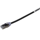 PANDUIT Cat 6A 28AWG Shielded Patch Cord CM/LSZH Black 2 meter 