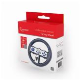 VOLAN cu fir GEMBIRD, PC, USB, negru/argintiu, 