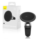 SUPORT AUTO Baseus C01 pt. SmartPhone, fixare grila ventilatie, prindere magnetica telefon, rotatie 360 grade, negru 