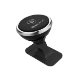 SUPORT AUTO Baseus 360° Rotation pt. SmartPhone, fixare parbriz sau bord cu adeziv, magnetic, ofera posibilitatea reglarii unghiului de vizionare pe verticala si orizontala (360 de grade), argintiu 