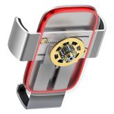 SUPORT AUTO Baseus Metal Age II pt. SmartPhone, fixare grila ventilatie, ofera posibilitatea reglarii unghiului de vizionare pe verticala si orizontala (360 de grade), argintiu 
