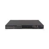 Switch Hikvision DS-3E3728-H: 24×10/100/1000BASE-T ports, 4×10G/1G BASE- X SFP+ ports, 1G/10G/40G port aggregation, VXLAN Layer 2 switching, VXLAN routing switching, VXLAN gateway, protocol: STP/RSTP/MSTP dimensiuni: 440×360×43.6mm, greutate: 6.7kg.