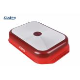 TAVA ALUMINIU CU ACOPERIRE CERAMICA 39.5x26 CM, RED LINE, COOKING BY HEINNER