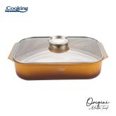 TAVA INALTA CUPTOR DIN ALUMINIU TURNAT + CAPAC 39 x 26 x 8.5 CM,  6 L, NICOLAI TAND, NICOLAI TAND, COOKING BY HEINNER
