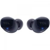 TCL In-Ear True Wireless Bluetooth Headset, Frequency of response 9-22K, Sensitivity 100 dB, Driver Size 5.8mm, Impedence 13 Ohm, Max power input 20mW, Playtime 6.5h/26h, IPX4, Bluetooth 5.0, A2DP, AVRCP, HFP, HS, USB-C, Color Phantom Black