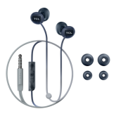 TCL In-ear Wired Headset, Frequency of response: 10-23K, Sensitivity: 104 dB, Driver Size: 8.6mm, Impedence: 28 Ohm, Acoustic system: closed, Max power input: 25mW, Connectivity type: 3.5mm jack, Color Phantom Black