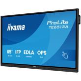 IIYAMA LFD Interactive TE6513A-B1AG Thin bezel 4K 450 cd/m PureTouch-IR 40, 10pt writing  200Hz Scan rate iiWare 21E (Android 14 OS) Google EDLA, iiControl (DMS), WhiteBoard, web browser