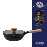 TIGAIE WOK+CAPAC 20X7 CM,  RIKITO WATANABE, COOKING BY HEINNER