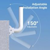 Pole/Wall Mount Kit for Outdoor Access Point Dimensions: 330.5×172.5×49.5 mm FEATURE: Used with outdoor AP, support wall-mounted and pole-mounted installation, and flexibly adjust the installation angle