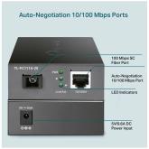 TP-LINK 10/100 WDM Media Converter, Standarde si protocoale: IEEE802.3, IEEE802.3i, IEEE802.3u, Interfata: 1× 100 Mbps SC Fiber Port, 1× 10/100 Mbps RJ45 Port (Auto MDI/MDIX), Dimensiuni: 94.5*73*27 mm,