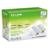TP-Link Kit PowerLine 500Mbps, Ultra Compact Size, HomePlug AV, GreenPowerline, Plug and Play, 2 bucati TL-PA4010