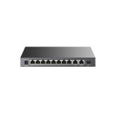 Switch POE+ TP-Link 8-Port 10/100Mbps + 3-Port Gigabit Desktop Switch with 8-Port PoE+, carcasa metalica 