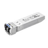 Omada 25GBase-LR SFP28 LC Transceiver SPEC: Dual Rate 25.78 Gbps and 10.31 Gbps, 1310 nm SMF (Single-mode fiber), Duplex LC/UPC, Up to 10 km Distance FEATURE: Support DDM, Hot Swappable, Low Power Consumption (≤ 1.2 W)