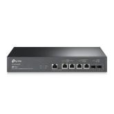 TP-Link JetStream 6-Port 10GE L2+ Managed Switch with 4-Port PoE++ TL- SX3206HPP, Interfata: 4× 100/1000/2500/5000/10000 Mbps, 2× 10G SFP+,1× RJ45 Console Port, 1× Micro-USB Console Port, 2 ventilatoare, Power Budget: 200 W, Dimensiuni: 294× 180 × 44 mm, 