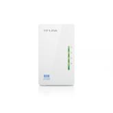 TP-Link, Adaptor PowerLine 300Mbps, Extender Wireless N300, HomePlug AV ,2 porturi 10/100Mbps, Plug and Play, WiFi Clone