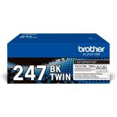 Dual-Pack  Original Brother Black, TN247BKTWIN, pentru HL-L3210|L3270|DCP-L3510|L3550|MFC-L3730|L3770, 3K, incl.TV 0.8 RON, 