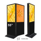 Totem de interior EVOBOARD dublu fara touch cu display 55