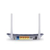 TP-LINK AC750 Dual Band Wireless Router, Mediatek, 433Mbps at 5GHz + 300Mbps at 2.4GHz, 802.11ac/a/b/g/n,1 10/100M WAN + 4 10/100M LAN, Wireless On/Off, 1 USB 2.0 port, 2 fixed antennas