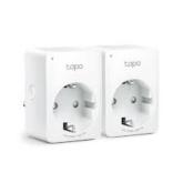 TP-Link MINI SMART WI-FI SOCKET TAPO P100 (2-PACK), Protocol: IEEE 802.11b/g/n, Bluetooth 4.2 (for onboarding only), 2.4 GHz, Android 4.4 or higher, iOS 9.0 or higher, AC 220-240 V~50/60 Hz 10 A, Maximum Load, 2300 W, 10 A.