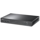 Switch TP-Link TL-SL1311MP, 8-Port 10/100Mbps + 3-Port Gigabit Desktop Switch with 8-Port PoE+, AUTO MDI/MDIX, AUTO Negotiation, Fanless, Packet Forwarding Rate: 5.6544 Mpps, PoE Ports: Ports 1–8. Switching Capacity: 7.6 Gbps.