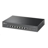 Switch TP-Link TL-SX1008, 8-Port 10G Desktop/Rackmount, Standards and Protocols: IEEE 802.3, 802.3u, 802.3ab, 802.3x, 802.1p, 802.3an, 802.3bz, Interface:  8× 100Mbps/1Gbps/2.5Gbps/5Gbps/10Gbps Ports, Auto- Negotiation, Auto-MDI/MDIX, 1 smart fan with adj