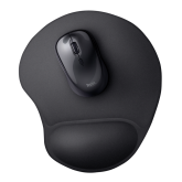 Mousepad Trust Bigfoot, ergonomic, marime S, senzori mouse suportati laser, optica  negru