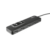 Hub USB Trust Oila, 7 Port USB 2.0, negru