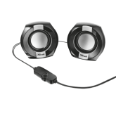 Boxe Stereo Trust Polo Compact 2.0 Speaker, 8W, negru
