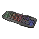 Tastatura Trust GXT 830-RW Avonn, Gaming, neagra
