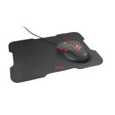 Mouse pad Trust Ziva Mouse Pad Gaming Black textil
