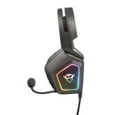 Casti cu microfon Trust GXT 450 Blizz RGB 7.1 Surround Gaming, negru
