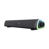Soundbar Trust GXT 620 Axon, puetere (RMS) 6W, frecventa 20 Hz - 20.000 Hz, audio input 3.5mm (1.4m), iluminare RGB, alimentare prin USB,  negru