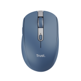 Mouse Trust Ozaa compact, rezolutie maxima 3200 DPI, interfata USB-A, USB-C, albastru