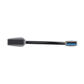 HUB USB Trust Halyx, USB-A la 4 x USB-A 3.2 Gen 1, dimensiune cablu 10cm, din aluminiu, argintiu