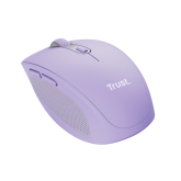 Mouse Trust Ozaa compact, rezolutie maxima 3200 DPI, interfata USB-A, USB-C, mov