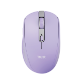 Mouse Trust Ozaa compact, rezolutie maxima 3200 DPI, interfata USB-A, USB-C, mov