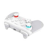 Controller wireless Trust Muta pentru consola Nintendo Switch, 15 butoane, controale: A, B, X, Y, L1, L2, L3, R1, R2, R3, reset, 8-way, start, select, d-input, alb