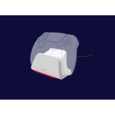 Incarcator pentru controller PS5 Trust GXT 255W, material ABS, alb