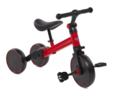 Tricicleta copii 2 in 1 rosu