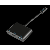 Adaptor Trust USB-C Multiport, negru