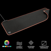 Mouse pad Trust GXT 764 Glide-Flex Flexible RGB, XXL, negru