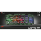 Tastatura Trust GXT 830-RW-C Avonn, Gaming, camo