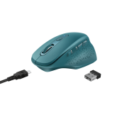 Mouse Trust Ozaa, Rechargeable Wireless, blue