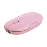 Mouse Trust Puck, Rechargeable Bluetooth, roz