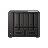 NAS QNAP h973AX 9-Bay, CPU AMD Ryzen V1000 series V1500B 4C/8T 2.2 GHz, RAM 8GB (1 x 8GB) DDR4 SODIMM (max. 64GB total, optional ECC RAM support), 5 x 2.5