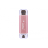TRANSCEND ESD310P 1TB External SSD USB 10Gbps Type C/A Pink