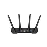 ASUS TUF Gaming AX3000 Dual Band WiFi 6 Gaming Router, TUF-AX3000, Network Standard: IEEE 802.11a, IEEE 802.11b, IEEE 802.11g, WiFi 4 (802.11n), WiFi 5 (802.11ac), WiFi 6 (802.11ax), IPv4, IPv6, Data rate: (2.4GHz) : up to 574 Mbps, (5GHz) : up to 2402 Mb